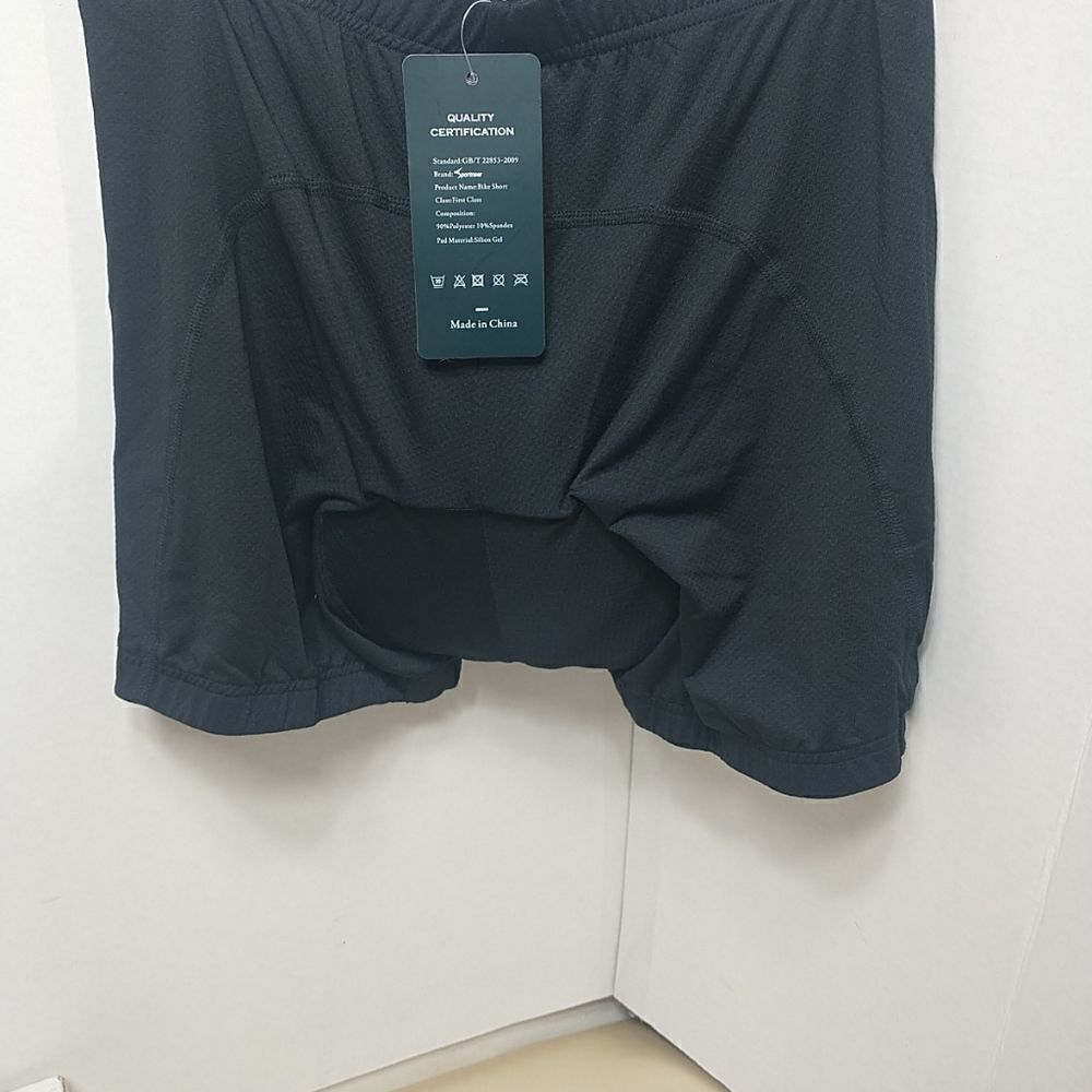 Women's SPORTNEER Padded Bike, Cycling Shorts ~ Black , M